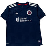 New England Revolution Adidas Jersey - Large Navy Polyester