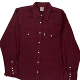 Carhartt Shirt - XL Burgundy Cotton