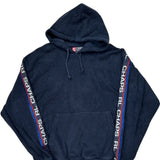 Chaps Ralph Lauren Spellout Fleece - Large Navy Cotton Blend