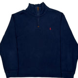 Polo By Ralph Lauren 1/4 Zip - XL Navy Cotton
