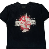 Nike Graphic T-Shirt - Medium Black Cotton