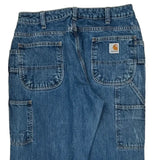 Carhartt Double Knee Carpenter Jeans - 30W 33L Blue Denim