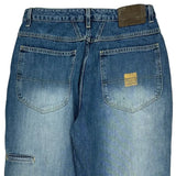 Francois Girbaud Wide Leg Jeans - 32W 31L Blue Cotton