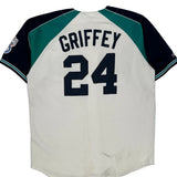 Seattle Mariners Majestic Mlb Jersey - Large Green Polyester