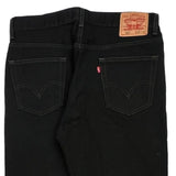 550 Levis Jeans - 34W 30L Black Cotton