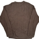 Chaps Ralph Lauren Sweater - Large Brown Cotton