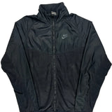 Nike Fleece Jacket - Large Black Polyester