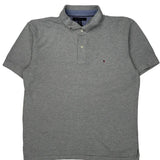 Tommy Hilfiger Polo Shirt - 2XL Grey Cotton