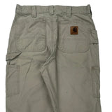 Carhartt Carpenter Trousers - 30W 32L Grey Cotton