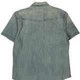 Dickies Denim Shirt - 2XL Light Wash Denim