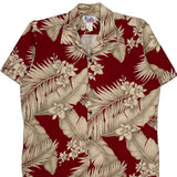 Hawaii Floral Hawaiian Shirt - Medium Beige Cotton