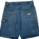 Wrangler Denim Shorts - 32W 10L Blue Cotton