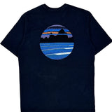 Responsibili-Tee Patagonia Graphic T-Shirt - Small Navy Polyester Blend