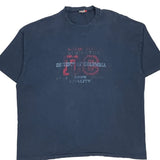 District Of Columbia District Graphic T-Shirt - XL Blue Cotton