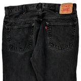 Levis 505 Jeans - 36W 30L Black Cotton
