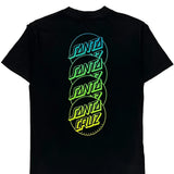 Skateboarding Santa Cruz T-Shirt - Small Black Cotton