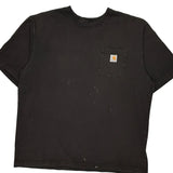 Carhartt T-Shirt - XL Black Cotton