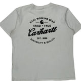 Hard Working Gear Carhartt T-Shirt - Large White Cotton
