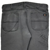 Dickies Double Knee Cargo Pants - 37W 32L Gray Cotton Blend