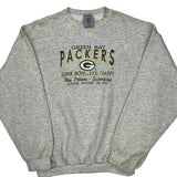 Green Bay Packers Logo Athletics Football Sweatshirt - XL Gray Cotton Blend
