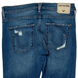 True Religion Skinny Jeans - 30W UK 8 Blue Cotton