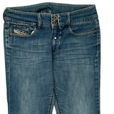 Diesel Boot Cut Jeans - 31W UK 12 Blue Denim