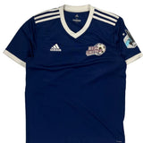 New United Adidas Football Shirt - Medium Blue Polyester