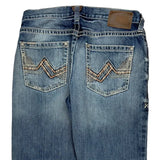 Ariat Boot Cut Jeans - 33W 30L Blue Cotton