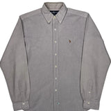 Ralph Lauren Shirt - Large Gray Cotton