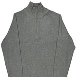 Polo By Ralph Lauren 1/4 Zip - Large Gray Cotton