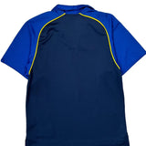 Nike Polo Shirt - Large Blue Polyester