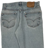 Made In USA Levis 550 Jeans - 32W 33L Light Wash Cotton