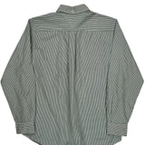 Tommy Hilfiger Striped Shirt - Medium Green Cotton