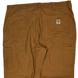 Carhartt Carpenter Trousers - 40W 30L Brown Cotton Blend