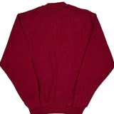 90'S Blank Made In USA Fruit Of The Loom Sweatshirt - Small Red Cotton Blend