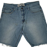 Avirex Denim Shorts - 40W 13L Light Wash Cotton