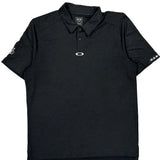 Oakley Polo Shirt - Large Black Polyester