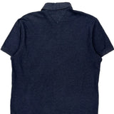 Tommy Hilfiger Polo Shirt - Large Navy Cotton
