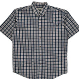Wrangler Checked Short Sleeve Shirt - Large Red Cotton