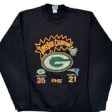 Green Bay Packers Nutmeg Graphic Sweatshirt - 2XL Black Cotton