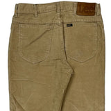 Lee Cord Pants - 30″ Waist Beige Corduroy