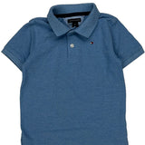 Age 4 Tommy Hilfiger Polo Shirt - XS Blue Cotton