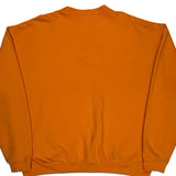 Adidas College Sweatshirt - XL Orange Cotton
