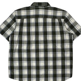 Carhartt Checked Short Sleeve Shirt - XL Gray Cotton