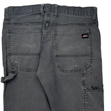 Dickies Carpenter Trousers - 32W 30L Grey Cotton