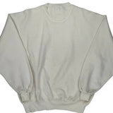 Made In USA Jerzees Horse Racing Sweatshirt - XL White Cotton Blend