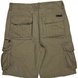 Quiksilver Cargo Shorts - 32W 10L Khaki Cotton
