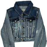 Age 6 Polo By Ralph Lauren Cropped Denim Jacket - XS Blue Denim