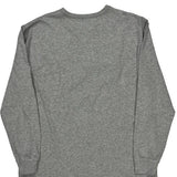 Tommy Hilfiger Spellout Long Sleeve T-Shirt - 2XL Gray Cotton