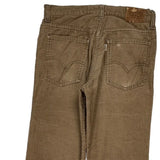 Levis Cord Trousers - 28W 30L Brown Corduroy